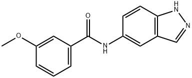 N-(1H-indazol-5-yl)-3-methoxybenzamide Struktur