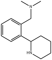 N,N-dimethyl-1-(2-piperidin-2-ylphenyl)methanamine Struktur