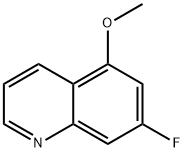 7-fluoro-5-methoxyquinoline Struktur