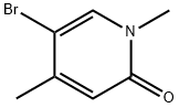 5-Bromo-1,4-dimethyl-1H-pyridin-2-one Struktur