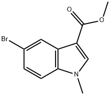 Methyl 5-bromo-1-methyl-1H-indole-3-carboxylate Struktur