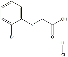 RS-2-bromophenylglycine hydrochloride Struktur