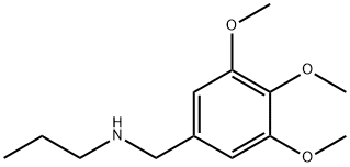 propyl[(3,4,5-trimethoxyphenyl)methyl]amine Struktur