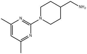 {[1-(4,6-dimethylpyrimidin-2-yl)piperidin-4-yl]methyl}amine hydrochloride Struktur