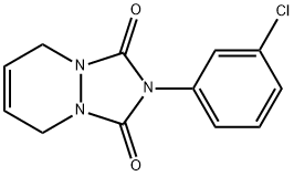 2-(3-chlorophenyl)-5,8-dihydro-[1,2,4]triazolo[1,2-a]pyridazine-1,3-dione Struktur