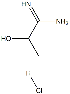 2-hydroxypropanimidamide hydrochloride Struktur