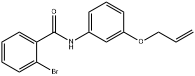 2-bromo-N-(3-prop-2-enoxyphenyl)benzamide Struktur