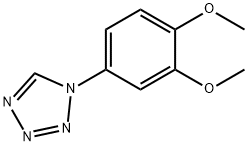 1-(3,4-Dimethoxy-phenyl)-1H-tetrazole Struktur