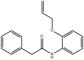 2-phenyl-N-(2-prop-2-enoxyphenyl)acetamide Struktur