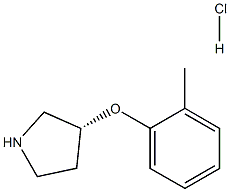 (R)-3-(2-Methylphenoxy)pyrrolidine HCl Struktur