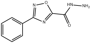 3-phenyl-1,2,4-oxadiazole-5-carbohydrazide Struktur