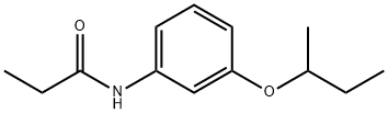 N-(3-butan-2-yloxyphenyl)propanamide Struktur