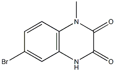 6-bromo-1-methylquinoxaline-2,3(1H,4H)-dione Struktur