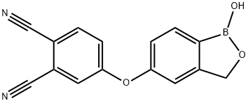 4-((1-HYDROXY-1,3-DIHYDROBENZO[C][1,2]OXABOROL-5-YL)OXY)PHTHALONITRILE Struktur