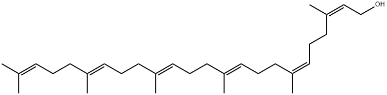 (2Z,6Z,10E,14E,18E)-Farnesylfarnesol Struktur