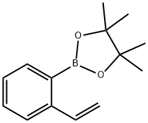 2-(2-ethenylphenyl)-4,4,5,5-tetramethyl-1,3,2-dioxaborolane Struktur