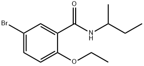 5-bromo-N-butan-2-yl-2-ethoxybenzamide Struktur