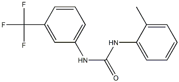 Urea,N-(2-methylphenyl)-N'-[3-(trifluoromethyl)phenyl]- Struktur