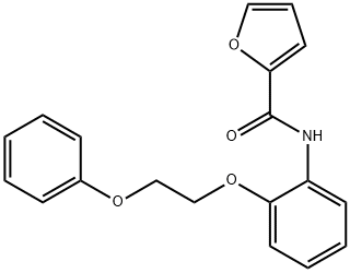 N-[2-(2-phenoxyethoxy)phenyl]furan-2-carboxamide Struktur