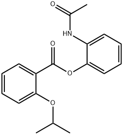 (2-acetamidophenyl) 2-propan-2-yloxybenzoate Struktur