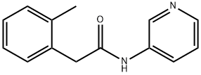 2-(2-methylphenyl)-N-(3-pyridinyl)acetamide Struktur