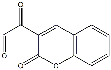 3-Glyoxyloylcoumarin Struktur