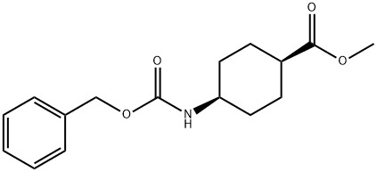 (1s,4s)-methyl 4-(benzyloxycarbonylamino)cyclohexanecarboxylate Struktur