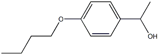 1-(4-butoxyphenyl)ethanol Struktur