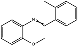 (2-methoxyphenyl)(2-methylbenzylidene)amine Struktur