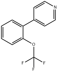 4-(2-(TRIFLUOROMETHOXY)PHENYL)PYRIDINE Struktur