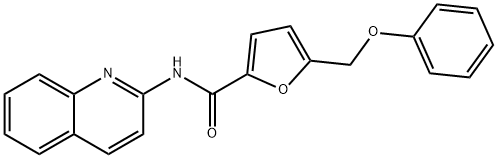 5-(phenoxymethyl)-N-(2-quinolinyl)-2-furamide Struktur