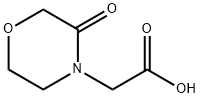 (3-oxomorpholin-4-yl)acetic acid Struktur