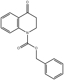 benzyl 4-oxo-3,4-dihydroquinoline-1(2H)-carboxylate Struktur