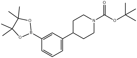 (3-(1-(TERT-BUTOXYCARBONYL)PIPERIDIN-4-YL)PHENYL)BORONIC ACID PINACOL ESTER Struktur