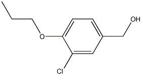 (3-氯-4-丙氧基苯基)甲醇 結(jié)構(gòu)式