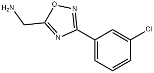 [3-(3-chlorophenyl)-1,2,4-oxadiazol-5-yl]methanamine, 944901-69-3, 結(jié)構(gòu)式