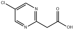 (5-chloropyrimidin-2-yl)acetic acid Struktur