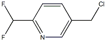 5-(chloromethyl)-2-(difluoromethyl)pyridine Struktur