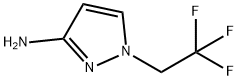 1-(2,2,2-trifluoroethyl)pyrazol-3-amine Struktur