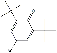 2,5-Cyclohexadien-1-one, 4-bromo-2,6-bis(1,1-dimethylethyl)- Struktur