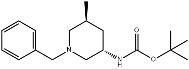 TERT-BUTYL (3S,5S)-1-BENZYL-5-METHYLPIPERIDIN-3-YLCARBAMATE