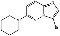 1-{3-bromoimidazo[1,2-b]pyridazin-6-yl}piperidine, 952182-14-8, 結(jié)構(gòu)式