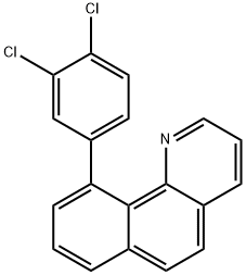 10-(3,4-DICHLOROPHENYL)BENZO[H]QUINOLINE Struktur