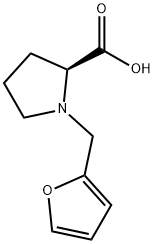 1-(Furan-2-ylmethyl)pyrrolidine-2-carboxylic acid Struktur