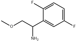 1-(2,5-DIFLUOROPHENYL)-2-METHOXYETHAN-1-AMINE Struktur