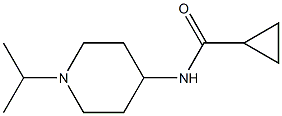 N-(1-propan-2-ylpiperidin-4-yl)cyclopropanecarboxamide Struktur