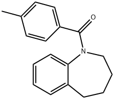 (2,3,4,5-Tetrahydro-benzo[b]azepin-1-yl)-p-tolyl-methanone Struktur