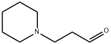 1-Piperidinepropanal Struktur