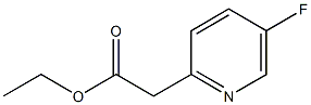 ETHYL 2-(5-FLUOROPYRIDIN-2-YL)ACETATE Struktur