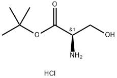 D-Serine,1,1-dimethylethylester,hydrochloride Struktur